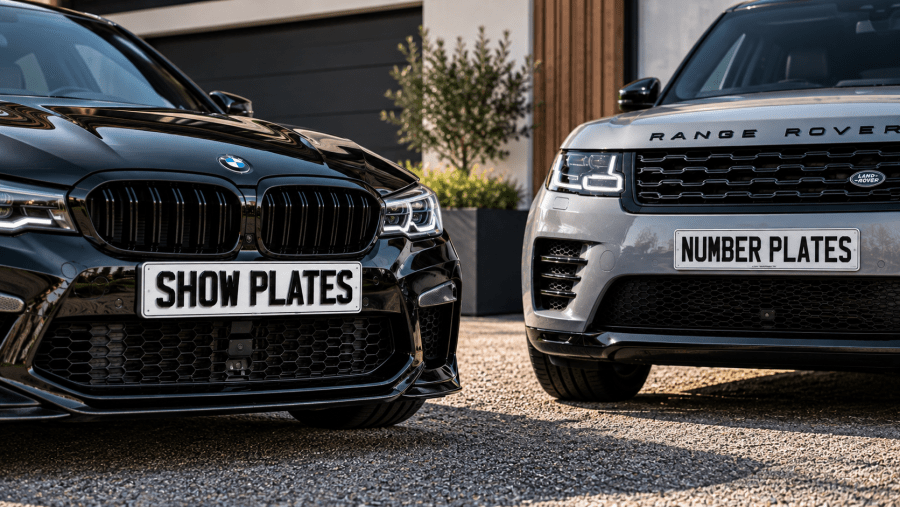 Show Plates vs Number Plates: What's the Difference?